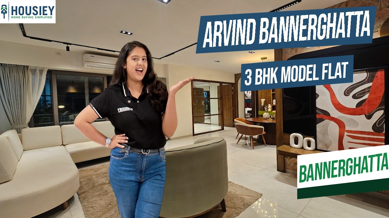 Arvind Bannerghatta Road | Spacious 3BHK Model Flat Tour In Bangalore | Review & Location