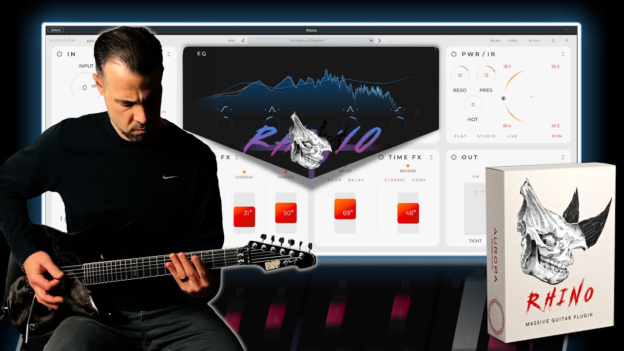 🎸Aurora DSP RHINO Plugin - Metal Guitar