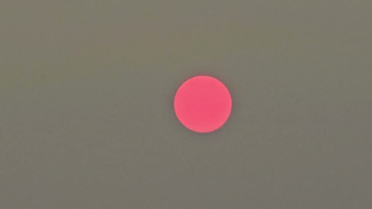 A blood sun? So red.