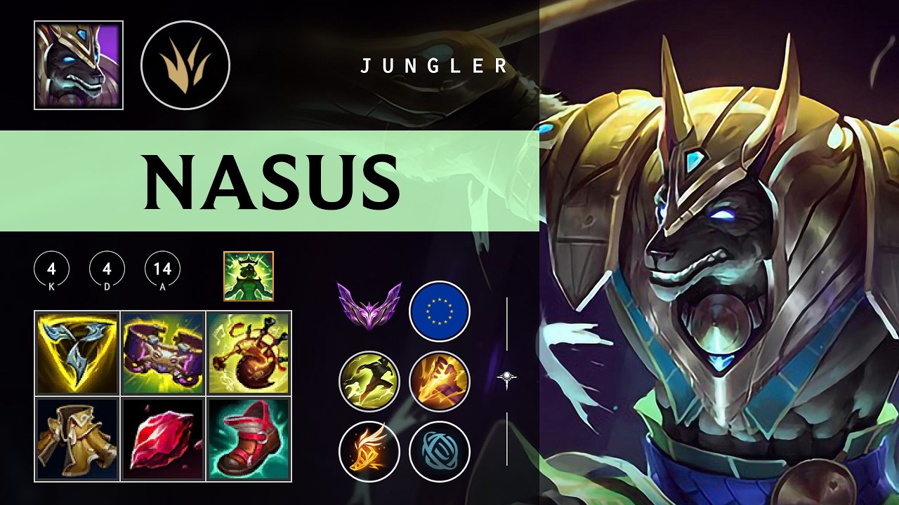 Nasus Jungle vs Ekko - EUW Master Patch 26.04