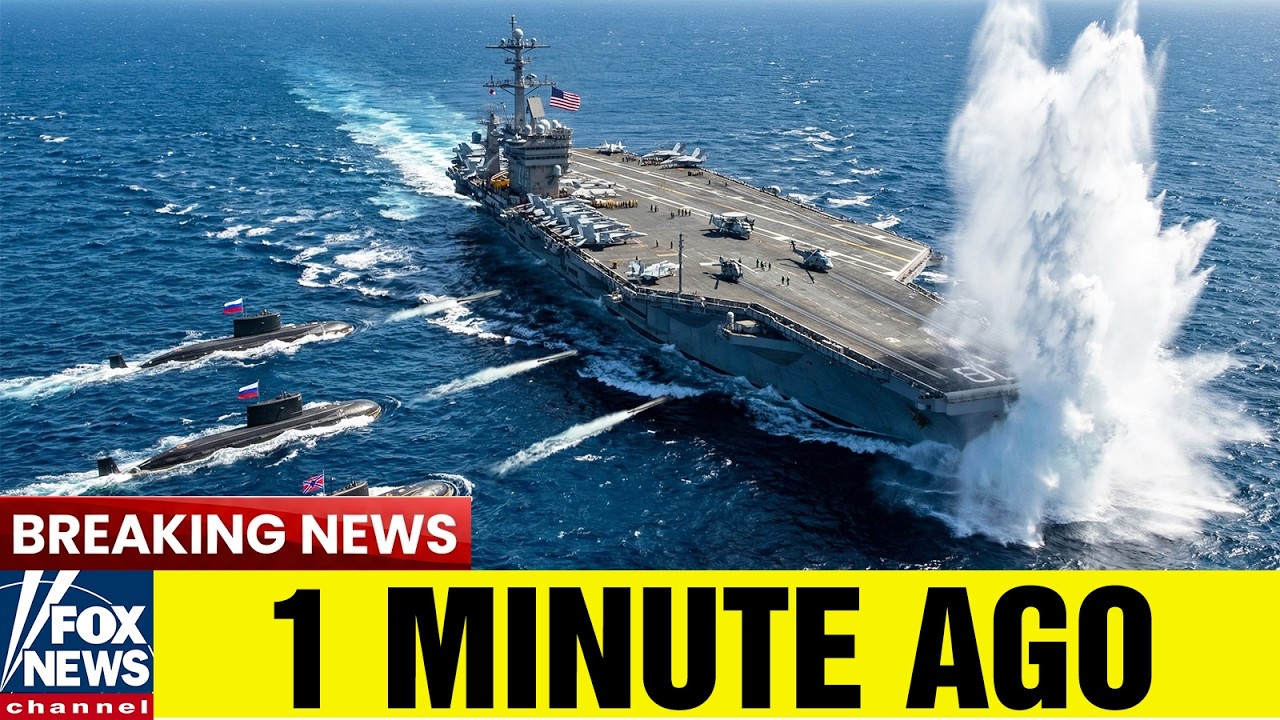 Три российские подводные лодки приблизились к американскому авианосцу &mdash; и тут произошло вот что...