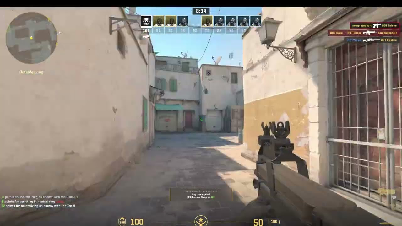 Deathmatch dust 2 - Counter-Strike 2 (RAW) #cs2