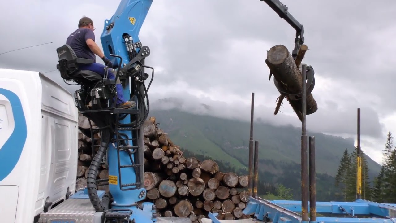 Egli Transporte AG Holzfuhr 14. August 2020