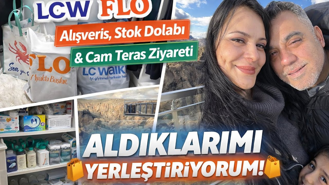 Geziden alışverişe 🛍️🌿 | LCW & FLO, Stok Dolabı ve Ihlara vadisi  Cam Teras ziyareti 🌸