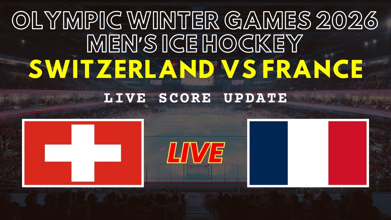 Switzerland vs France Live Scores | Olympic Winter Games 2026 Men&rsquo;s Ice Hockey
