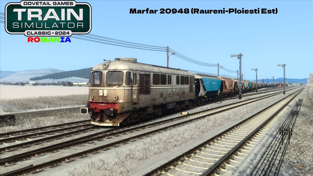 Train Simulator Romania Gameplay: Marfar 20948 (Raureni-Ploiesti Est) Partea 1 si 2