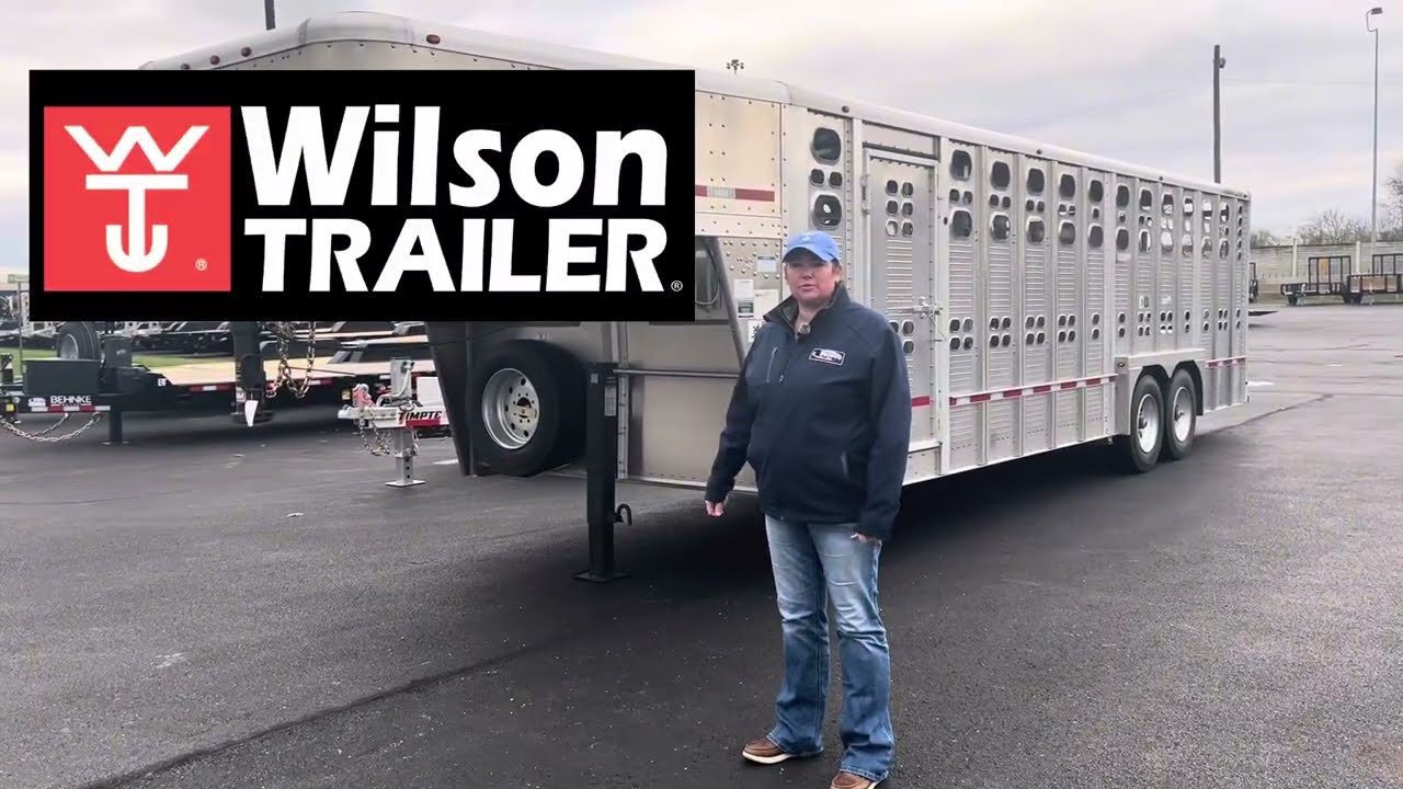 Прицеп для перевозки скота Wilson Foreman 8x26