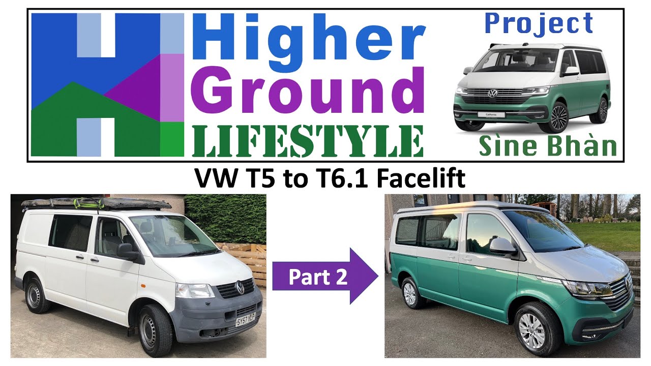 Рестайлинг передней части VW T5 до VW T6.1 — шаг за шагом: часть 2 (подготовка, передняя панель, ...