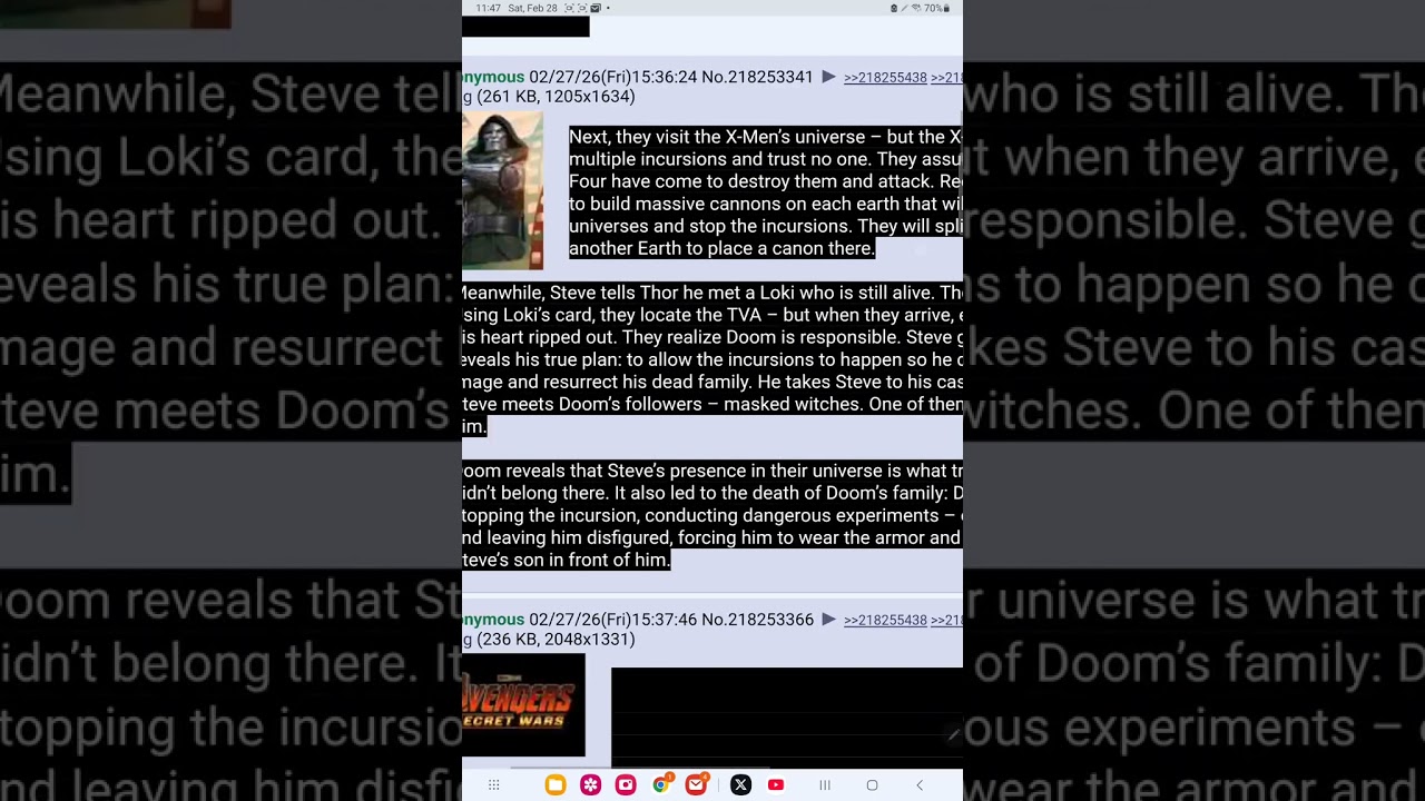 Avengers doomsday leak
