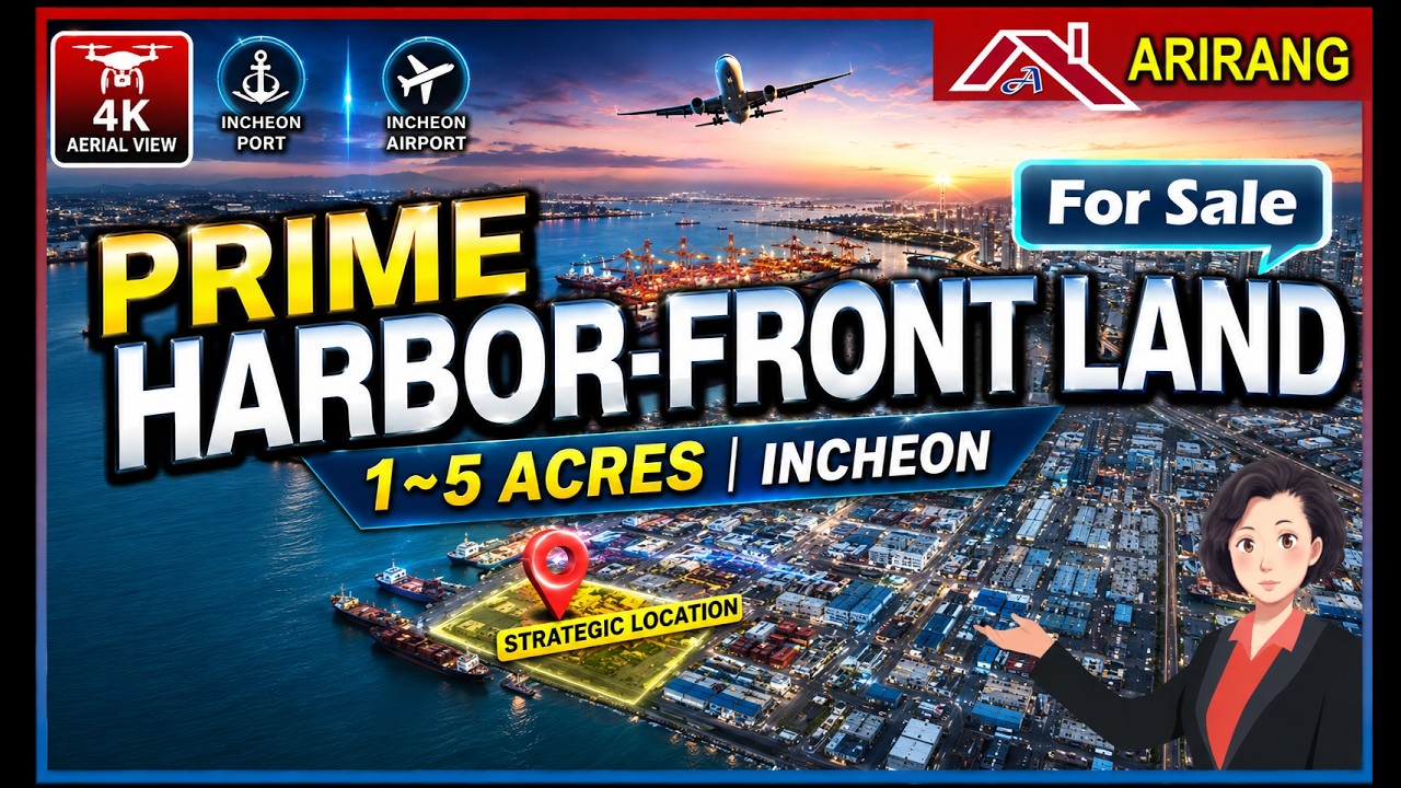 [Prime Harbor-front Land For Sale] Development Land Near Incheon Harbor _Arirang Realty