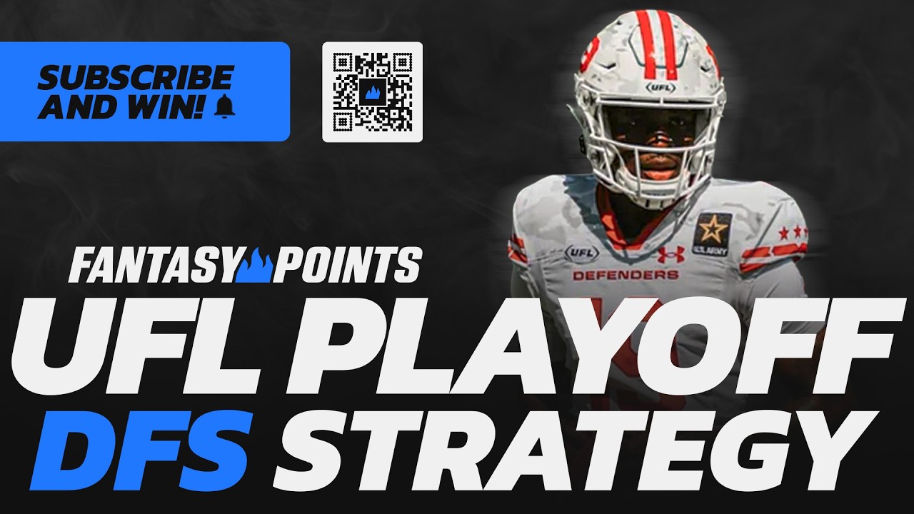 UFL Playoff DFS: Top Targets, Stacks, and Sleeper Picks