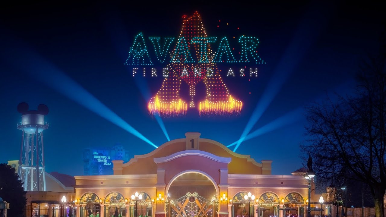 AVATAR: Fire and Ash Drone Show (2025) - Disneyland Paris