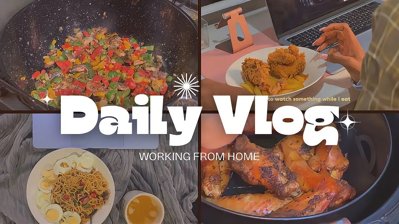Productive days in my life ☁️ 🍲 | life of an introvert working from home| cooking| an aesthetic vlog