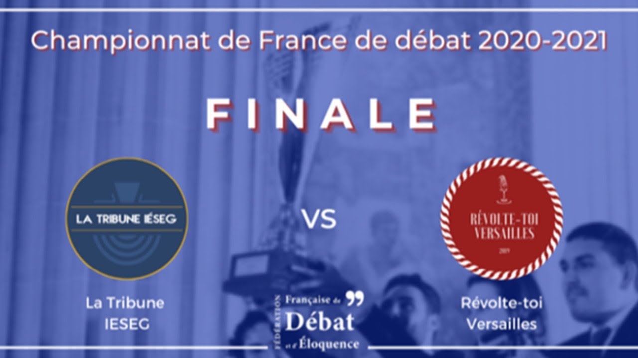 FINALE DU CHAMPIONNAT DE FRANCE DE DÉBAT 2021