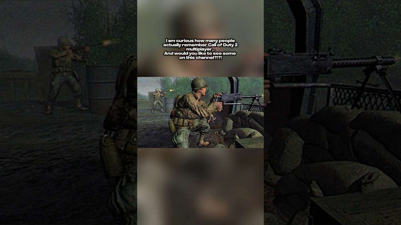 Are there any Call of Duty 2 fans left out there? #callofduty #nostalgia #cod #throwback #gaming