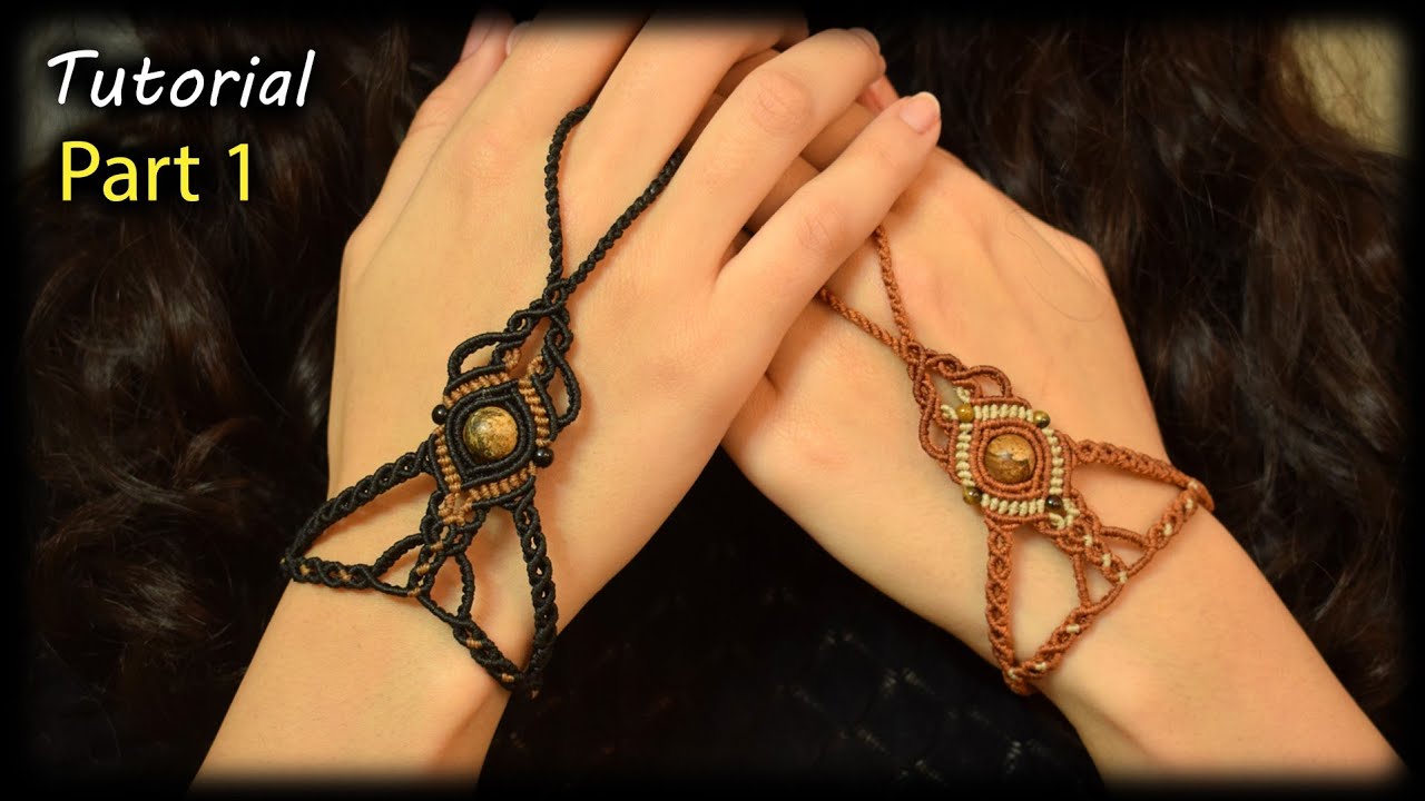 Macrame Slave Bracelet | Step by Step Tutorial | Tribal Ribg Bracelet