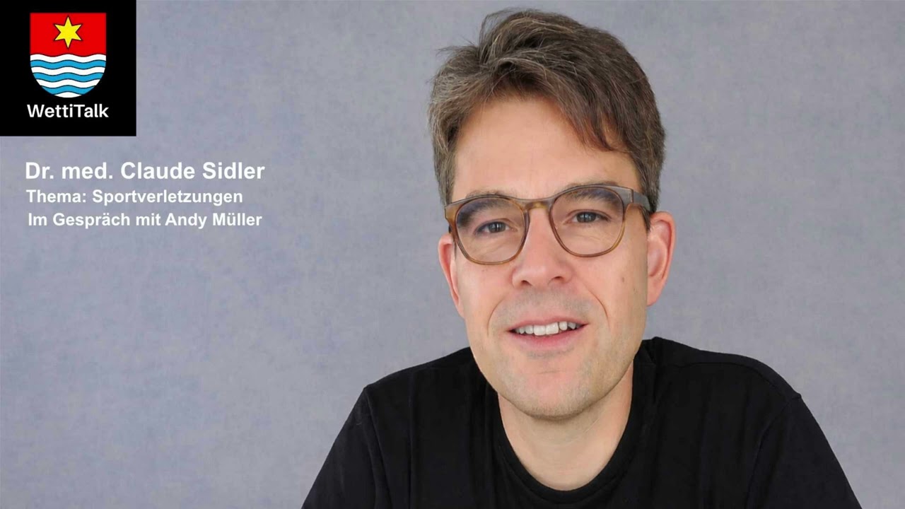 Sprechstunde - Dr. med. Claude Sidler Arbeitsmediziner zum Thema: 