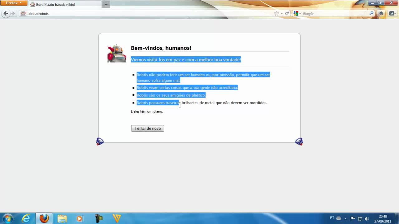 Easter Eggs no Mozilla Firefox