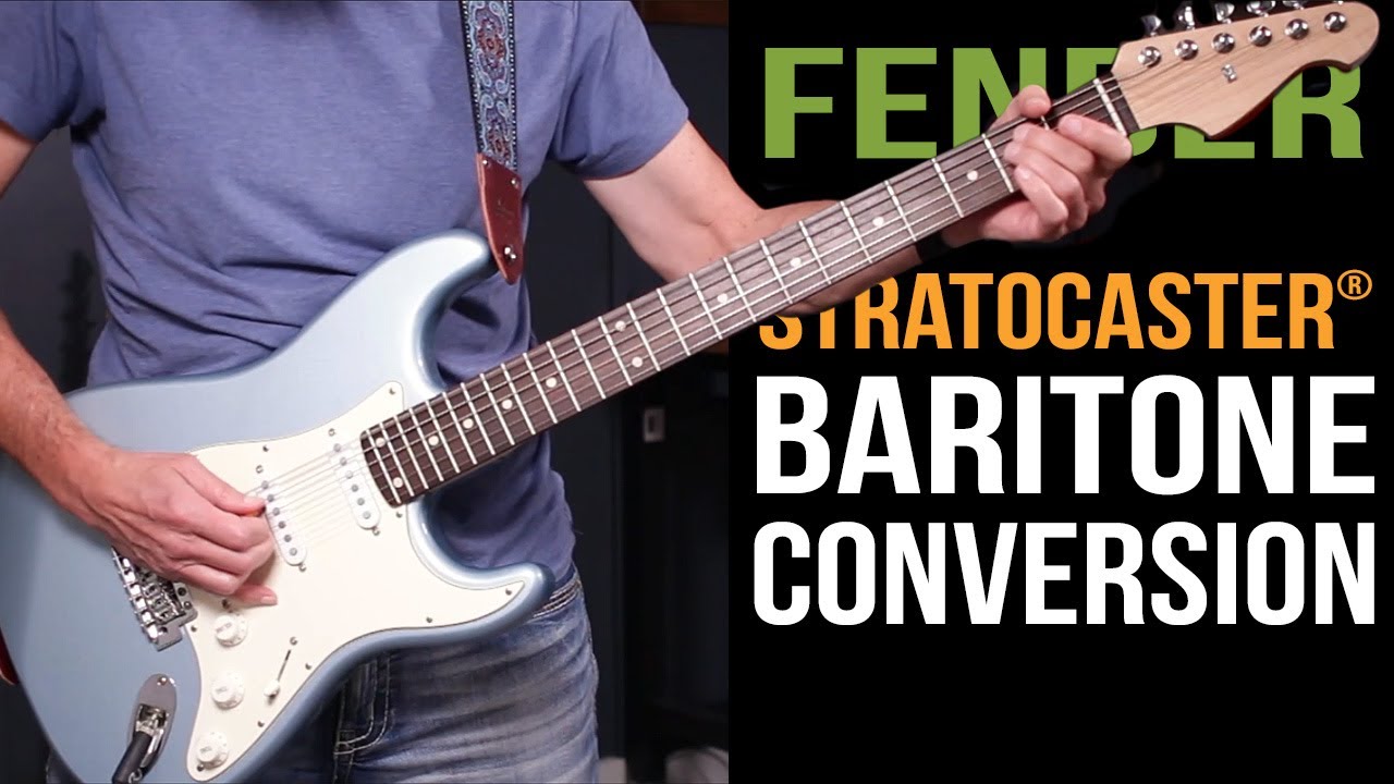 Converting a Fender Stratocaster® into a baritone guitar!
