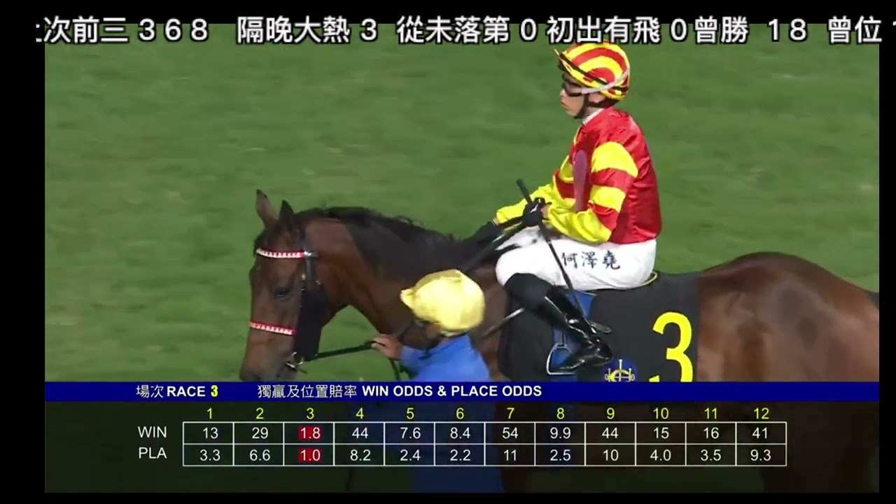 2025 11 19 跑馬地 第三場 #焦點 #周俊樂