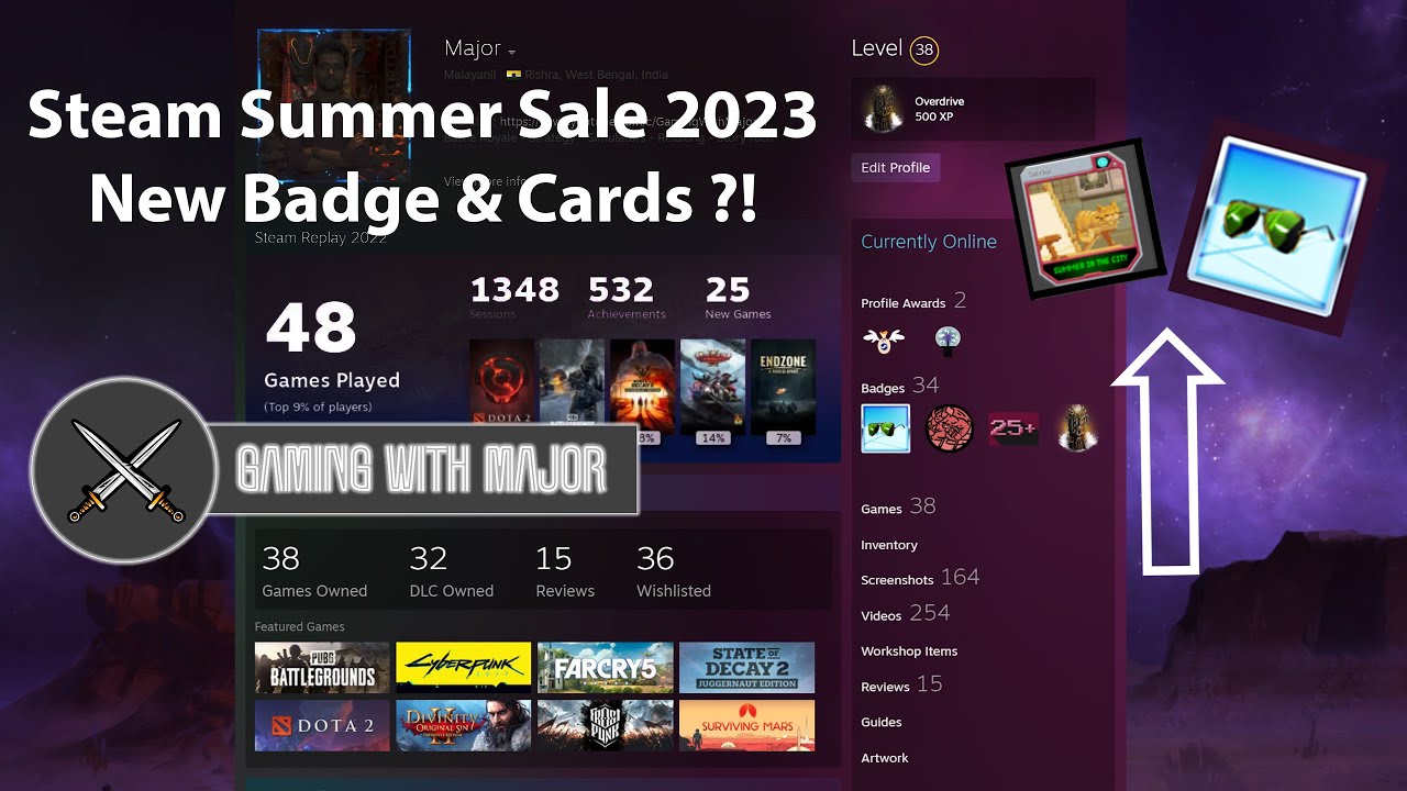 Steam Summer Sale 2023 - Free Steam Sticker and Trading Card Drops #steam #summer #sale #2023 #drops