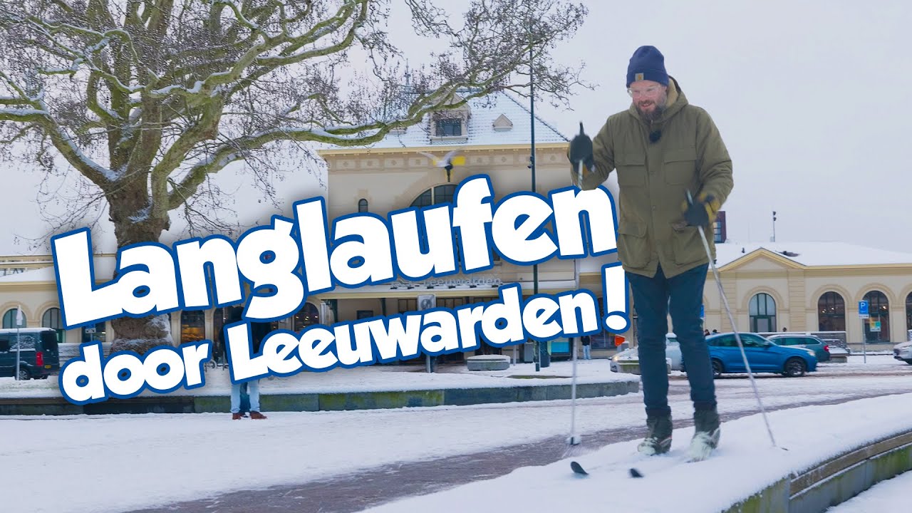 Langlaufen door Leeuwarden