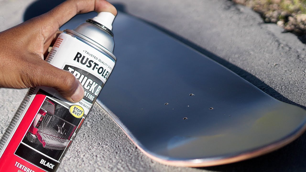 DIY SPRAY ON GRIPTAPE?! SKATE HACKS!