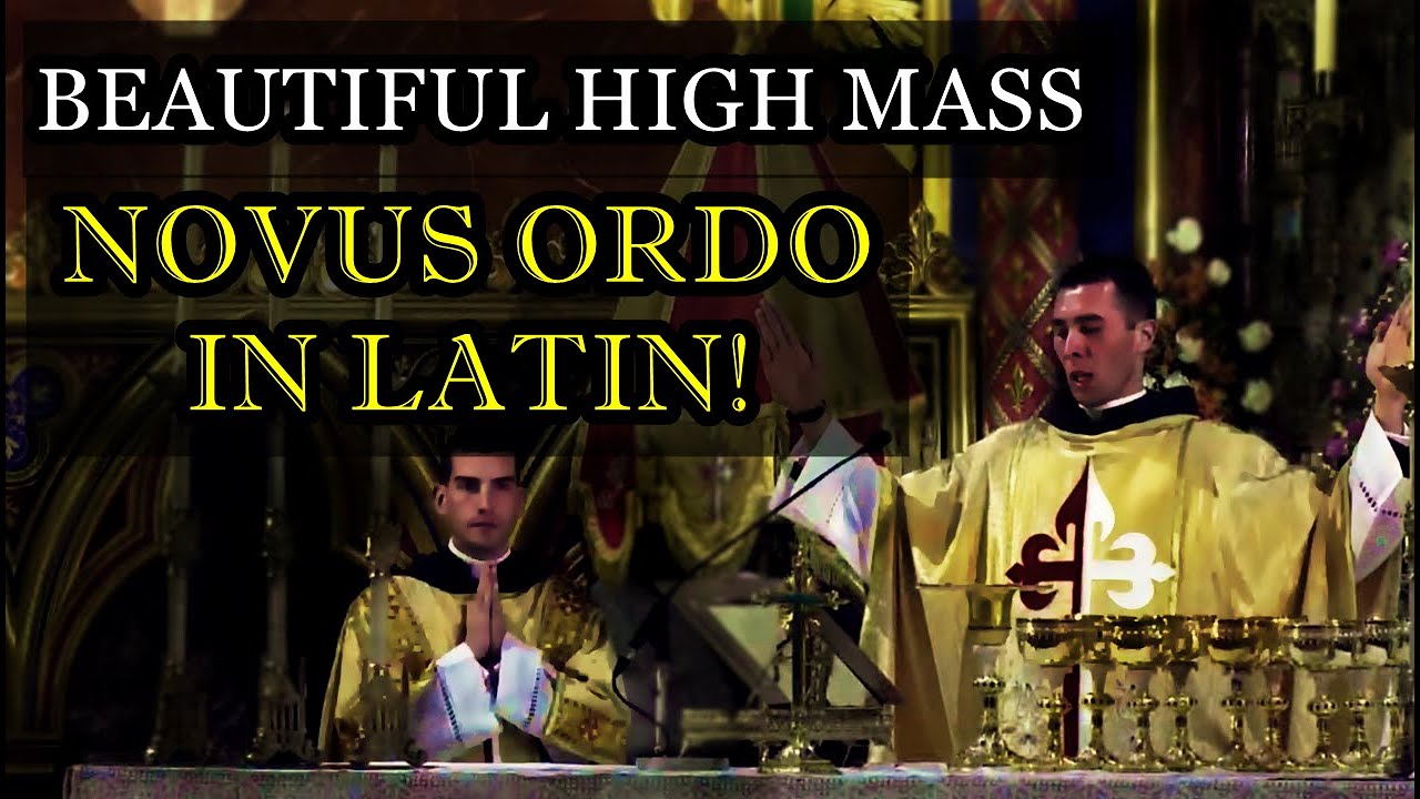 Complete Solemn High Mass. Latin Novus Ordo sub english. Heralds of the gospel, Missale Romanum