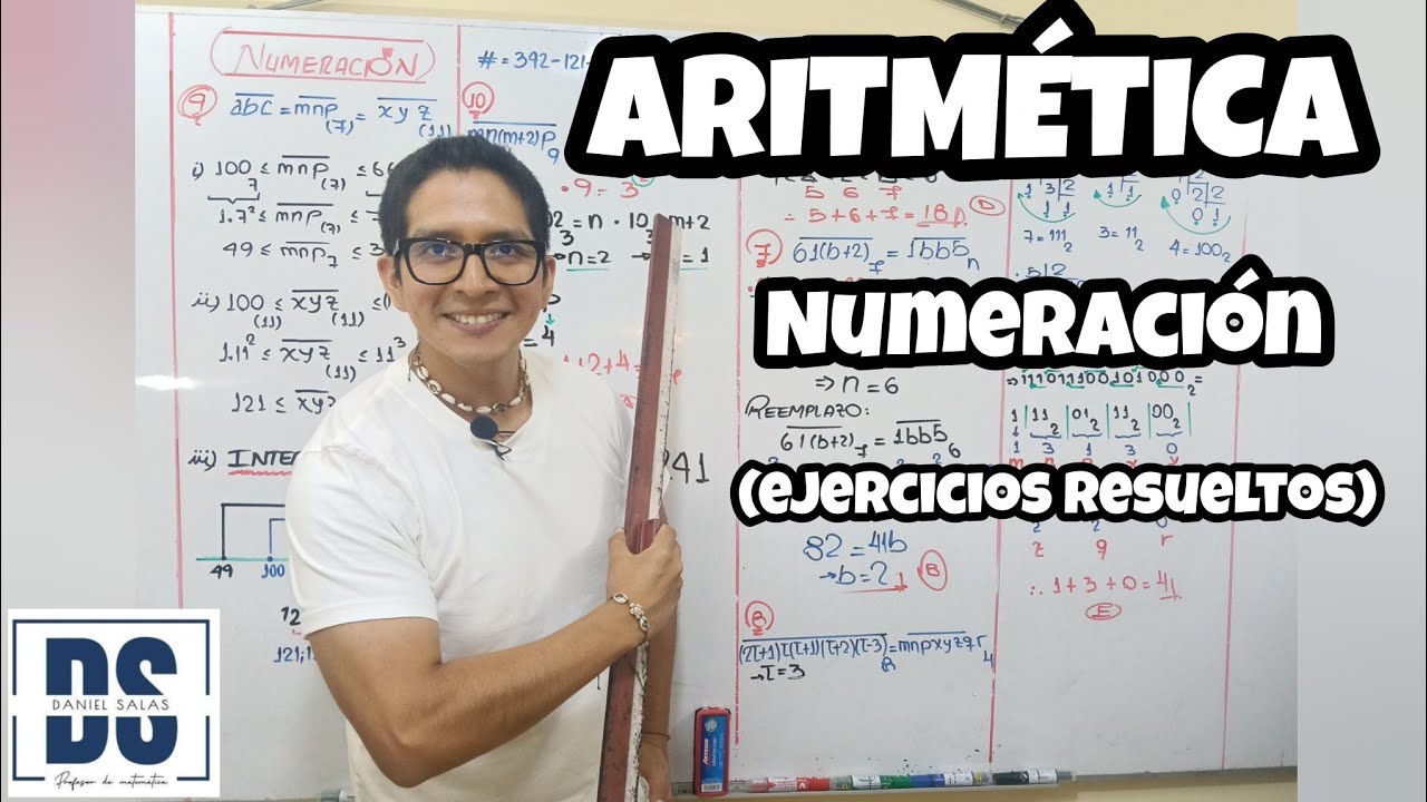 ARITMÉTICA: Numeración (problemas resueltos)