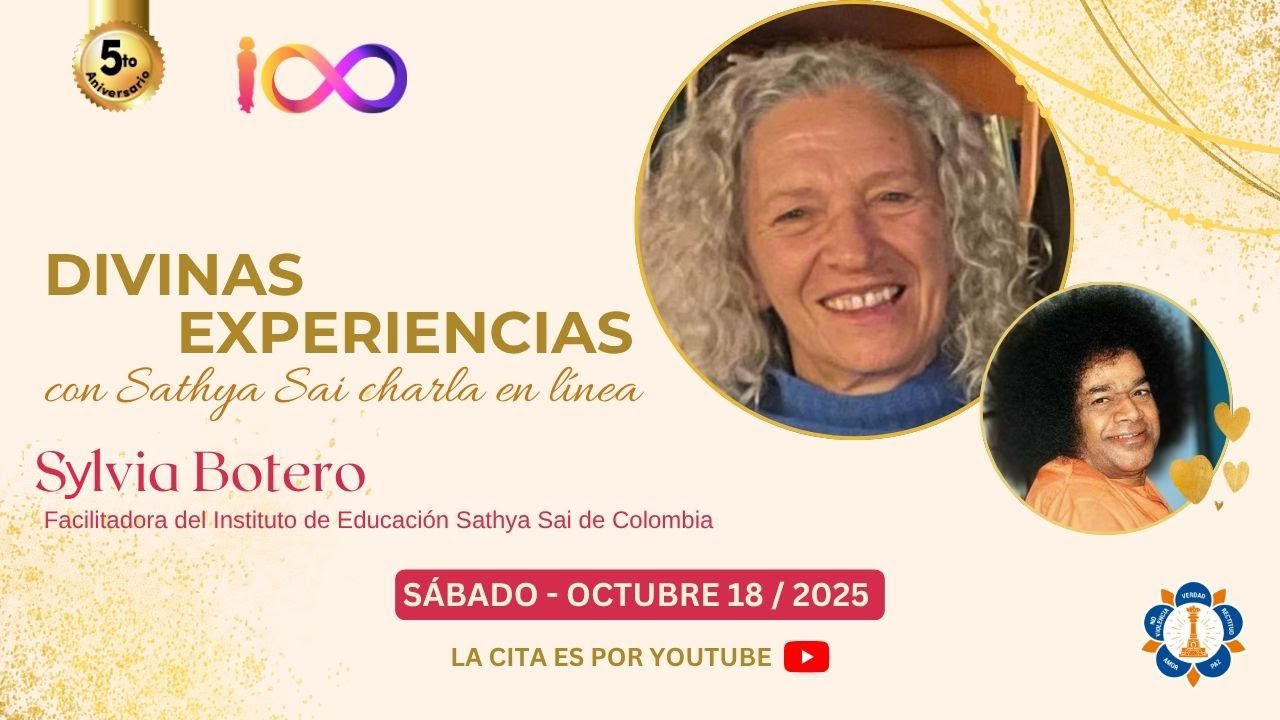 Satsang de Sylvia Botero el sábado 18 de octubre de 2025