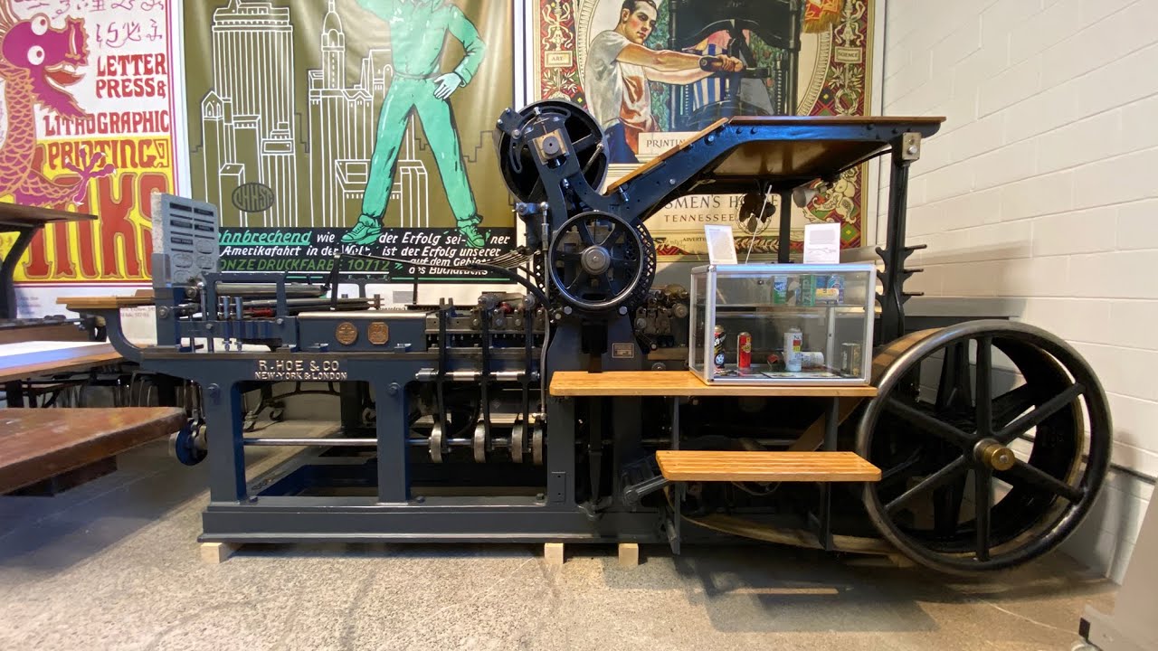 R. Hoe Metal Decorating Press