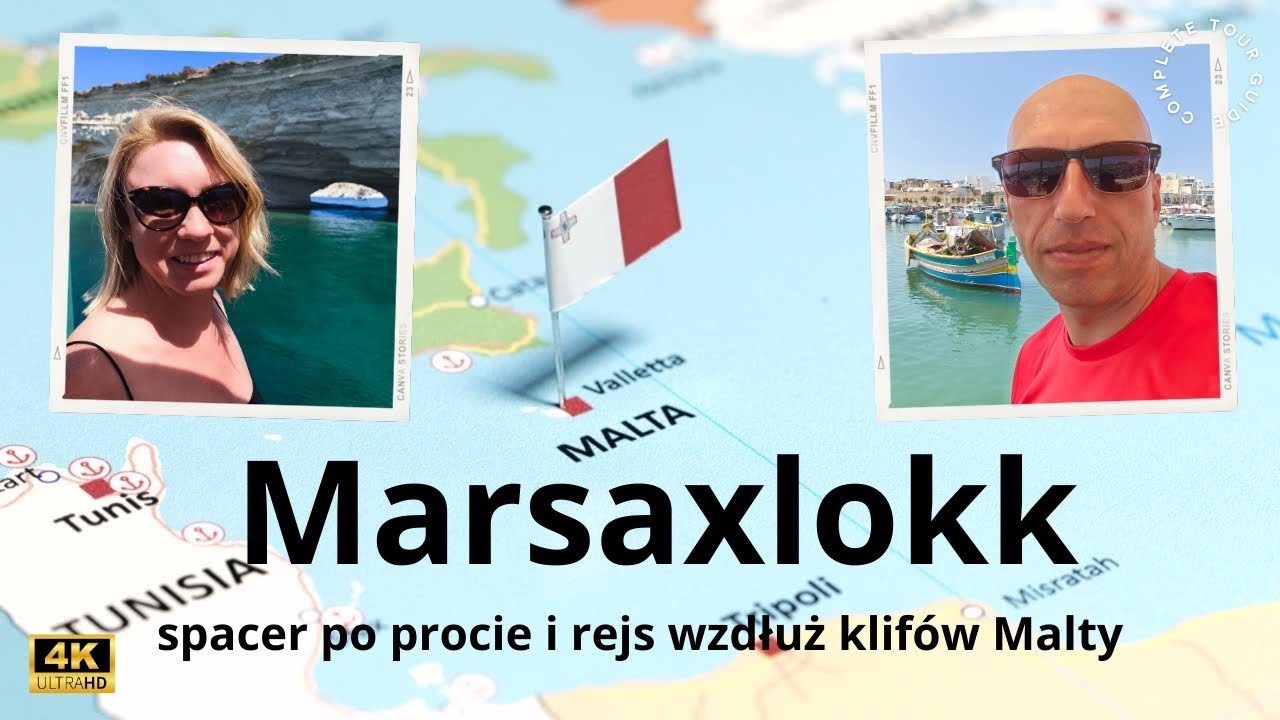 Marsaxlokk spacer po porcie i rejs wzdłuż klifów Malty.