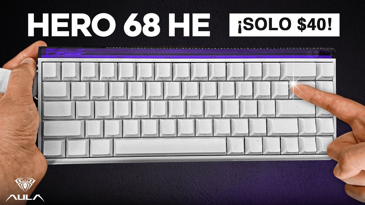 El MEJOR Teclado Magnético BARATO y BUENO? | AULA HERO68 Review