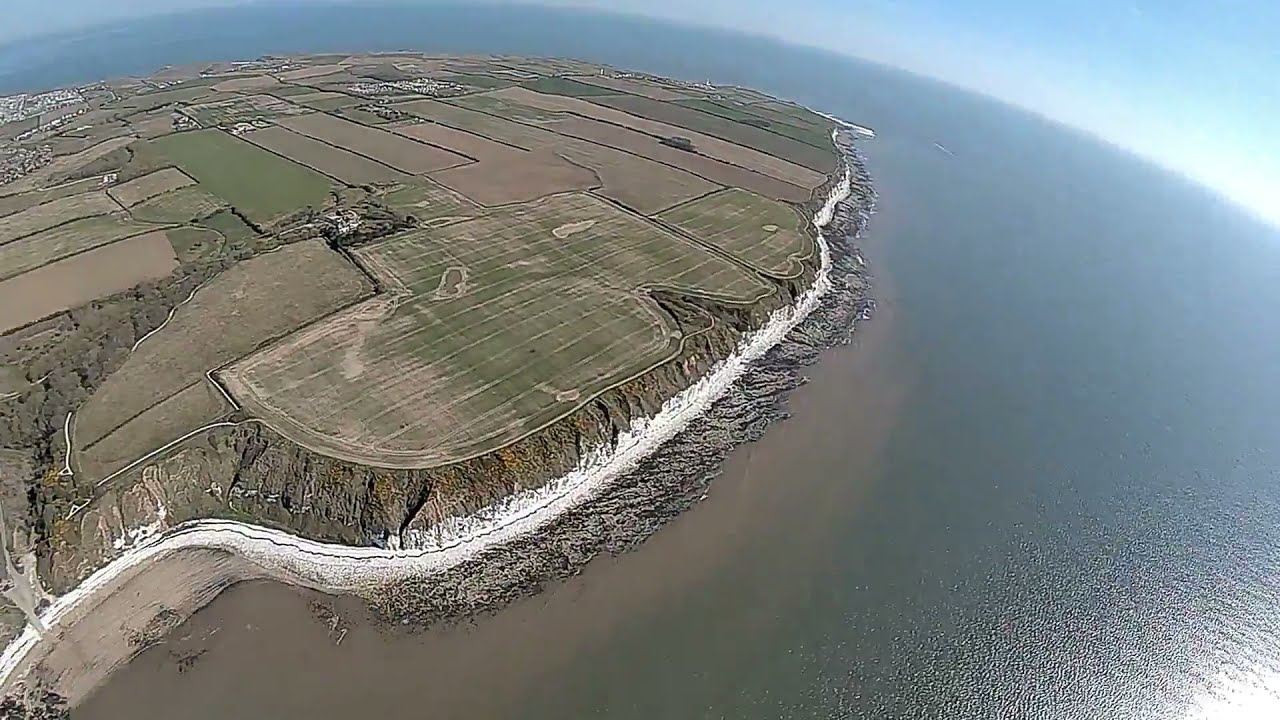 Flamborough Head to Bridlington Fraisthorpe Beach Flying Timelapse 2021