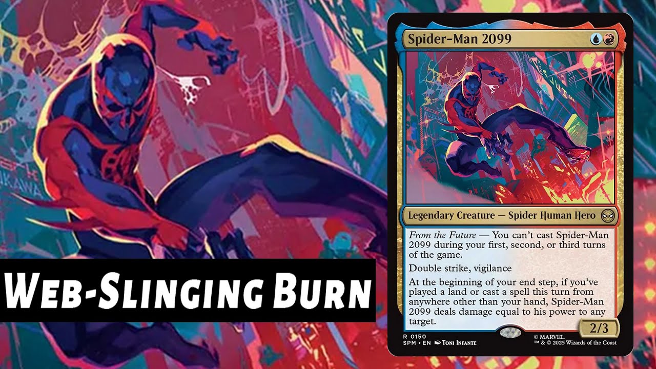 SPIDER-MAN 2099 Commander Deck Tech | Time-Warping Izzet Burn EDH #commander #edh #mtg
