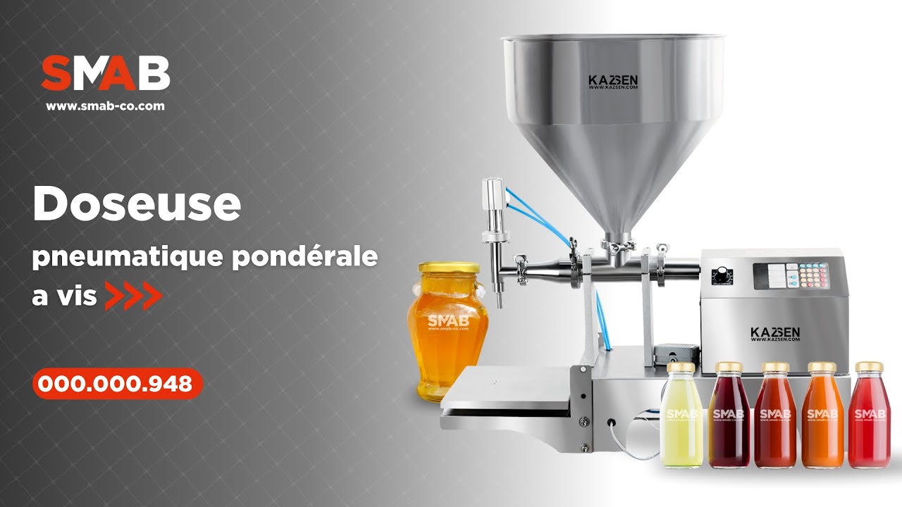 Doseuse Pneumatique Pond&eacute;rale &agrave; Vis - SMAB