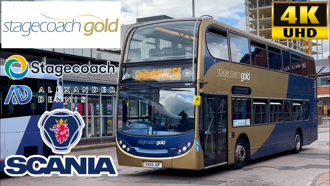 [Stagecoach Gold: 50A Sheffield to Chesterfield via Eckington] ADL Dennis Enviro400 Scania N230UD