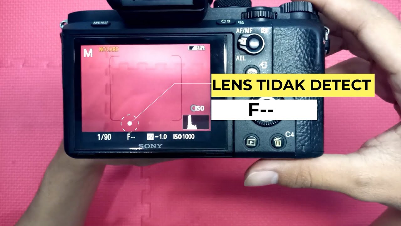 Lensa Sony 10-18mm | UltraWide APSC Lens tidak ke detect di bodi atau diafragma tidak bisa part 1