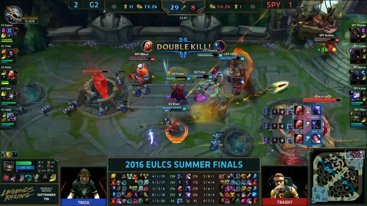G2 Perkz - Unofficial Pentakill vs Splyce League of Legends