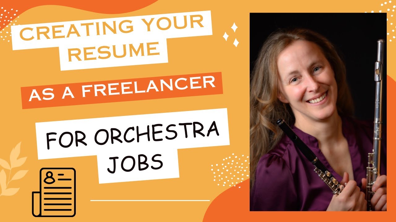 What NOT to put on your resume for an orchestra job