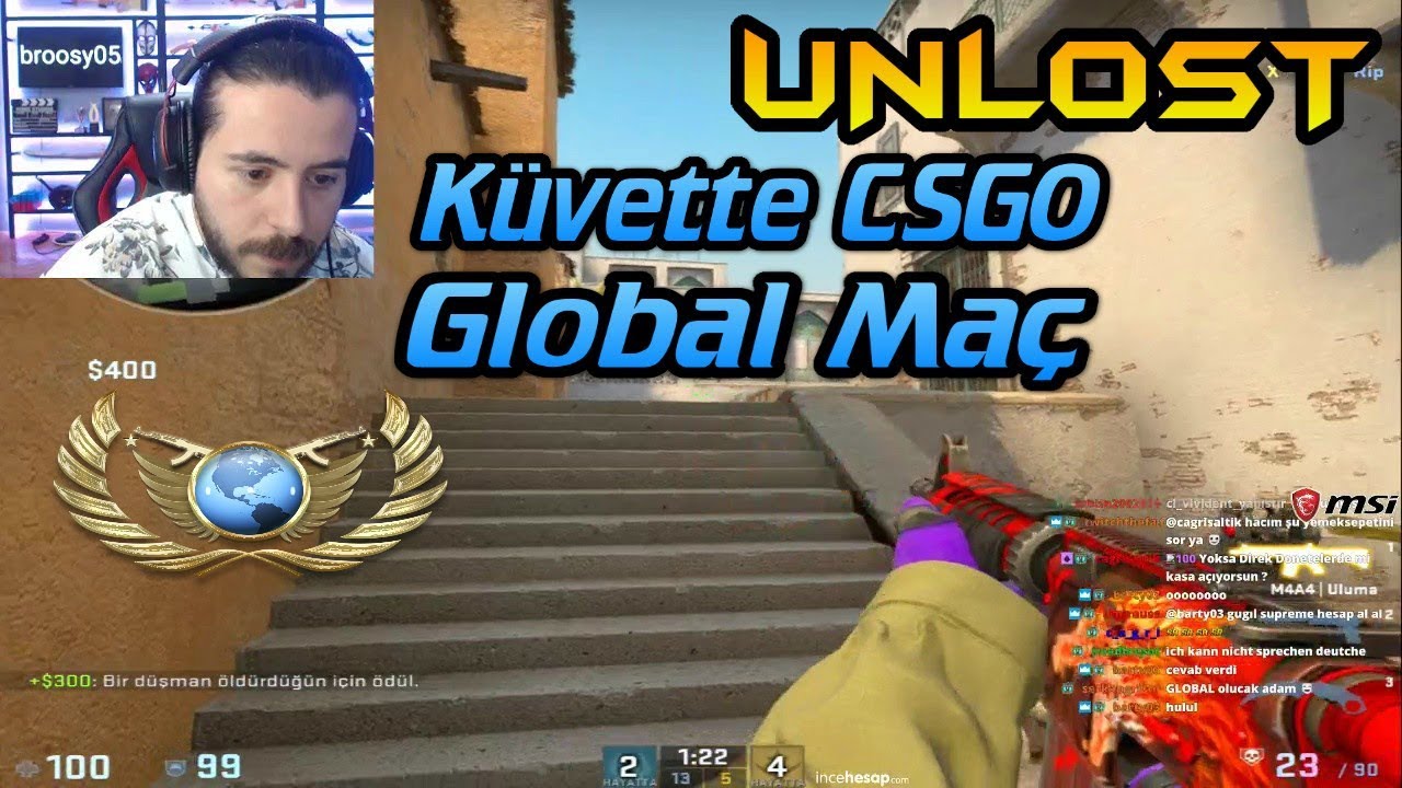 K&Uuml;VETTE CSGO - UNLOST EKIPLE CS GO REKABET&Ccedil;İ GLOBAL MA&Ccedil;I (07.02.2018)