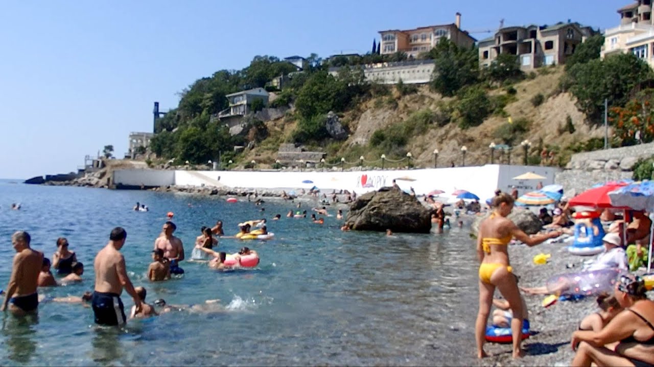 Foros beach  Crimea  July 2021