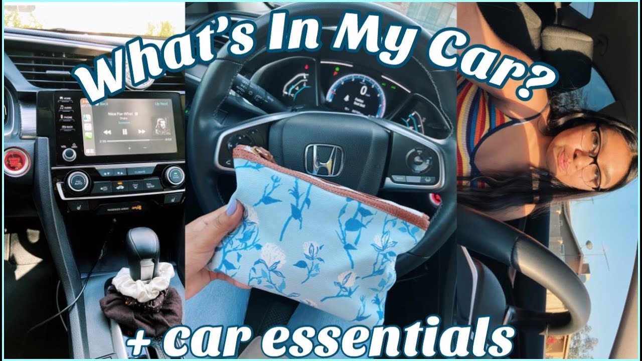 What's In My Car / Car Essentials 2020 || Typical Edith