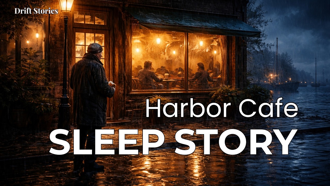 Waiting Out the Storm at the Harbor Café | Cozy Sleep Story | Drift Stories