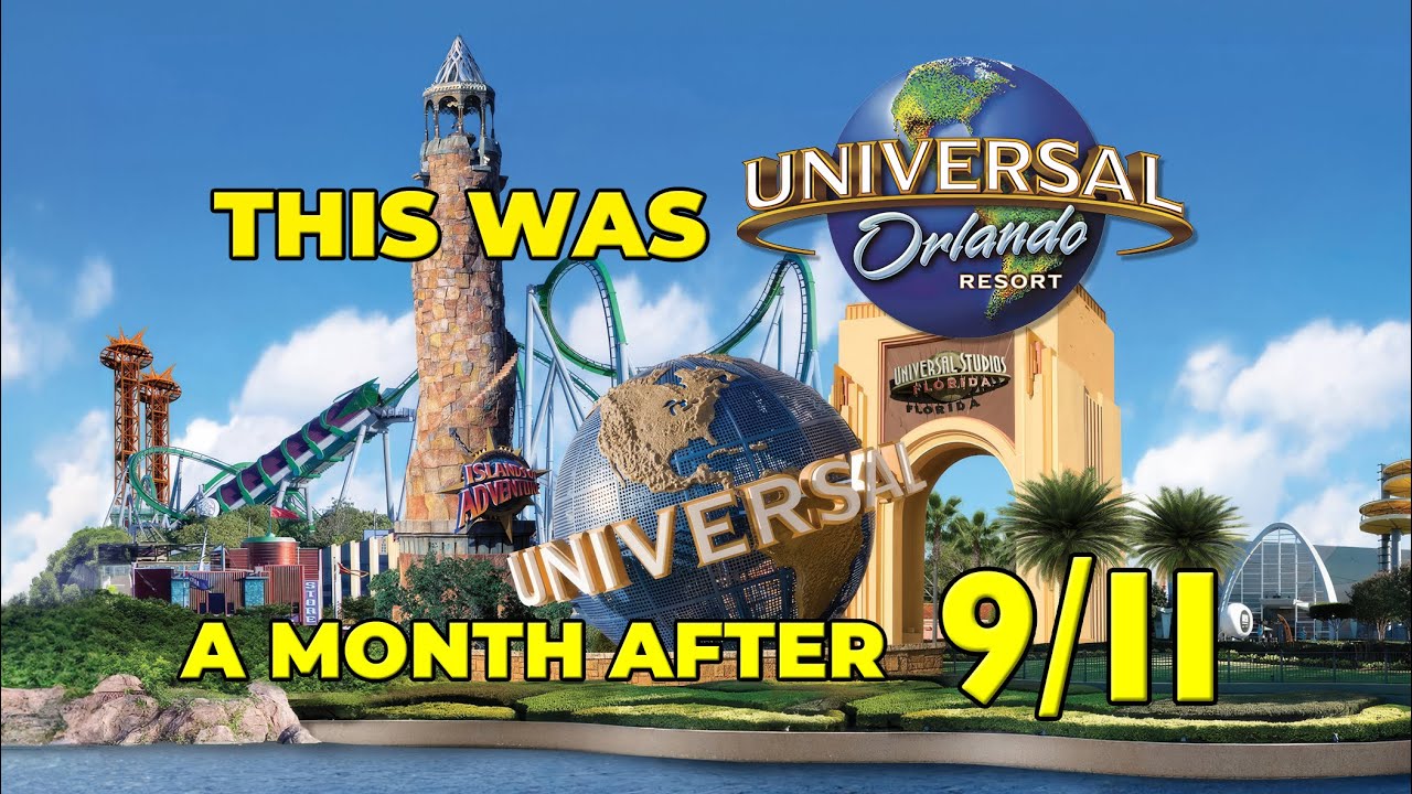 Restored 2001 VHS: Universal Studios Florida & Island Of Adventure One Month After 9/11