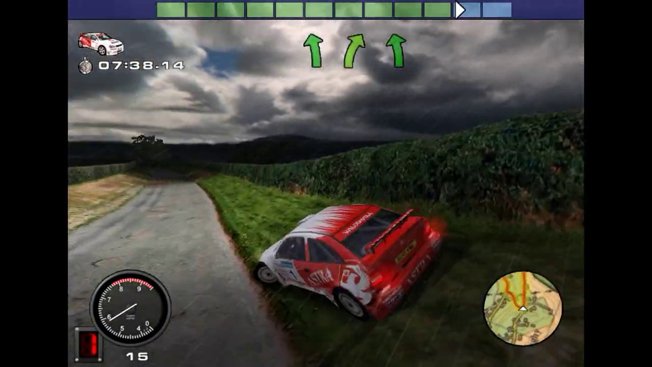 Gameplay Rally Championship 2000 Mobil 1, car Opel Vauxhall Astra