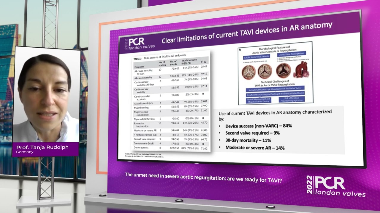 The unmet need in severe aortic regurgitation: are we ready for TAVI?