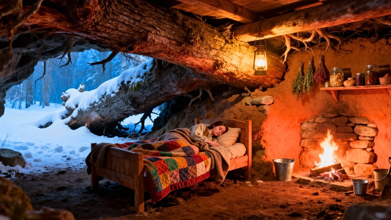 Abandoned by Parents In Law, A Widow Dug Beneath a Fallen Tree — And Built a Hidden Home