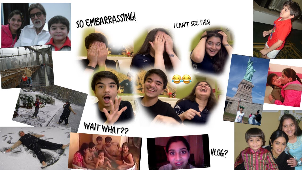 Reacting to our childhood videos! - Part 2 | Navika and Shivansh Kotia
