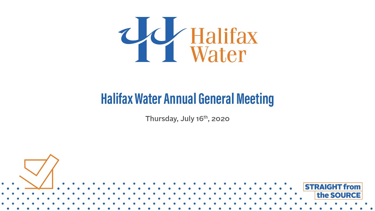 Halifax Water Annual General Meeting - July 16, 2020
